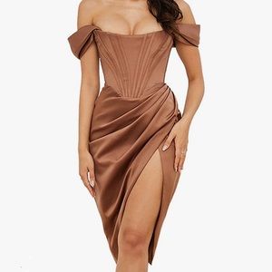 NWOT Burnt Orange Dress